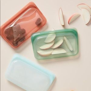 Stasher Sky Blue Reusable Silicone Snack Bag ♻️